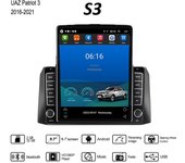 9,7  Android Car Radio Carplay para UAZ Patriot 3 2016-2021 Tesla pantalla Vertical Autoradio reproductor Multimedia 2 + 32GB