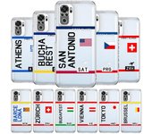 Funda cuadrada transparente con diseño de billete de avión para Xiaomi Redmi Note 12, 11, 9S, 9, 8, 10 Pro+, 7, 8T, 9C, 9A, 8A y K40. Redmi 9A