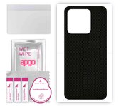 apgo Protective Skin Sticker for the back compatible with Xiaomi Redmi 10A, Wrap Film, Foil, Vinyl - Pattern Matrix