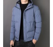Chaqueta acolchada gruesa y cálida de invierno, chaqueta acolchada suelta y versátil, chaqueta de pan para hombre, chaqueta informal de talla grande para hombre M