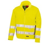 Result Core - Chaqueta de invierno de alta visibilidad para hombre (resistente al agua y al viento) M
