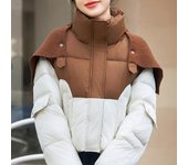 Parkas cortas de invierno de moda para mujer, prendas de abrigo de talla grande, holgadas, gruesas, cálidas, nuevas, chaquetas para mujer M negro