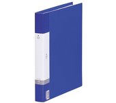 Carpeta para tarjetas de presentación Lihit Lab G8802-8, intercambiable, A4, 30 orificios, 500 hojas, azul