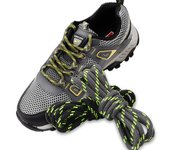 Cordones redondos sólidos para zapatillas de deporte, botas Martin para senderismo al aire libre, cordones para zapatos deportivos, cordones de puntos de flores para niños y adultos, 1 par YD-2-100cm-Black white