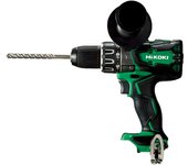 Taladro atornillador vibratorio inalámbrico HiKOKI de 36 V, recargable, caja de embalaje incluida, estuche vendido por separado, unidad principal únicamente, batería genuina multivoltaje, verde