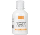 Artistas que dibujan pigmento polaco acrílico brillo medio Gel accesorios de arte (250ml)