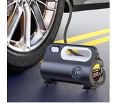 Bomba de aire eléctrica para coche, Inflador de neumáticos, bomba de inflado Digital, lámpara LED, compresor de aire portátil de 12V para coche, motocicletas, pelota de bicicleta