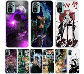 Funda de teléfono One Piece Roronoa Zoro para Xiaomi Redmi Note 10S 10 11S 11 9S 9 8T 8 Pro 11T 5G 11E 9T 7 6 5 5A 4X Fundas Cover Coque Redmi Note 11T 5G