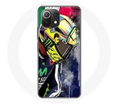 Coque pour Xiaomi Mi 11 Lite Valentino Rossi motoGP 46 Pilote de vitesse