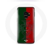 Coque Samsung Galaxy S9 portugal logo vert et rouge