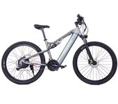 Bicicleta eléctrica RANDRIDE YG90A Motor de 1000 W Velocidad máxima de 45 km/h Batería de 48 V 17 Ah Alcance máximo de 70-90 Neumáticos CST de 27,5'' Freno de disco hidráulico gris