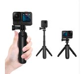 Trípode plegable para GoPro Vlog, minimonopié portátil para Go Pro Hero 11 10 Black Session, accesorio para cámara de acción Osmo negro