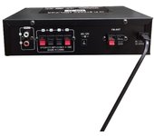 Mini amplificador de audio Bluetooth estéreo amplificador de potencia FM tarjeta de lectura Bluetooth potencia digital negro