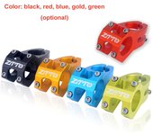 Vástago de manillar de bicicleta MTB resistente al desgaste aleación de aluminio bicicleta de montaña ultraligero 31,8/35mm accesorios de bicicleta negro