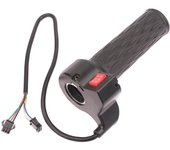 Manija de aceleración universal para bicicleta eléctrica, con ABS, para velocidad alta, media y baja, avance y retroceso. Piezas para acelerador giratorio de bicicleta eléctrica.