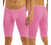 Hombres Compresión Base Layer Shorts Pantalones Culturismo Yoga Capris Medias M azul marino