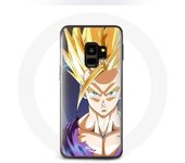 Coque Samsung Galaxy S9 Dragon Ball Manga Sangoku Visage énervé