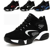 Zapatillas de correr a la moda para hombre y mujer, zapatos deportivos antideslizantes transpirables, zapatillas informales para exteriores para hombre y mujer 35-Normal azul