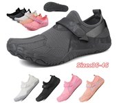 Zapatos de agua para hombres y mujeres, zapatos acuáticos de playa, sandalias de natación, drenaje, zapatos deportivos para vadear, navegación de secado rápido, pies descalzos, yoga, gimnasio, pesca, surf, zapatillas de deporte 36 negro