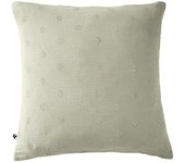 Taie d'oreiller Brodée Déco  Gaïa Boho  60 x 60 cm & 50 x 70 cm  Gaze de Coton  - Gaïa Boho Vert d'eau - 60 x 60 cm