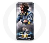 Coque pour Samsung Galaxy A8 Plus Formule 1 Fernando Alonso Pilote F1