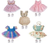 Recién llegado, vestido de verano para muñeca Reborn, accesorios coloridos DIY para muñeca bebé, aptos para muñecas recién nacidas de 22-23 pulgadas