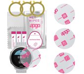 3x apgo Ultra-Clear Hybrid protector de vidrio compatible con Suunto 3, nano vidrio flexible, excelente reemplazo para vidrio templado, resistente a rayones, fu