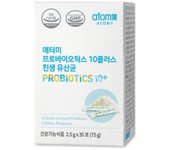 Probióticos Atomy 10 Plus 3 mil millones 2,5 g x 30 barritas