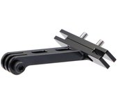 Montaje en riel tipo 3 para cámara GoPro HERO Series Montaje en base únicamente para conectar la luz de seguridad GoPro y los adaptadores de cola [REC MOUNT] [Saddle3-GP] cámaras, negro