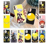 Funda para Samsung A04, A14, A23, A34, A54, M23, M33, M52, M53, Realme 10, 9, C30S, C35, C55, VIVO Y02S, Y21, Y51, X80 Pro, transparente, WI74, Assassination Classroom Samsung A14 5G gris
