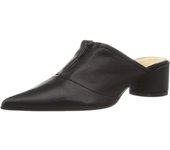 Mule de piel con cremallera Maison en color negro cm [MMSIX Margiela] S59WP0144-P2451 Mujer 23.0 [Artículo] negro