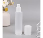 Botellas de plástico vacías para crema, loción y crema, sin aire, de 15 ml a 100 ml, color blanco, para viaje, con bomba y perfume. 1/S/15ml