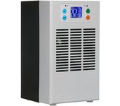 Calentador de agua para tanque de peces pequeño de 70W y 20L, enfriador para acuario, acuario electrónico semiconductor UK Plug blanco negro