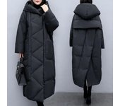 Nueva chaqueta de invierno gruesa y cálida de longitud media con relleno de algodón, abrigo de mujer de estilo deportivo coreano de invierno, chaquetas de algodón con relleno Parker XXXL