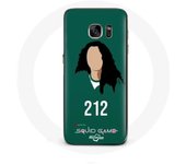 Coque pour Samsung Galaxy S6 Edge Squid Game Han Mi Nyeo Numéro 212