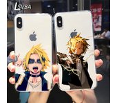 Funda de silicona Denki Kaminari My Hero Anime para Apple iPhone 12 Mini 11 Pro XS MAX X XR 6 7 8 Plus 6S 5 5S SE iPhone 5 5S SE