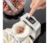 Máquina eléctrica automática para hacer dumplings, molde para dumplings, prensado, molde para piel, accesorios manuales automáticos, herramienta de cocina 1 set