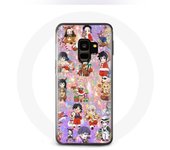 Coque pour Samsung Galaxy S9 Plus Demon slayer merry christmas affiche le cadeau de noël