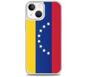 Coque iPhone - Multicolore - Drapeau Venezuela - Souple - Compatible iPhone 13 mini - Vertical