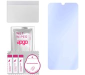 apgo Vidrio protector híbrido Ultra-Clear 9H compatible con Samsung Galaxy M31, nano vidrio flexible, excelente reemplazo para vidrio templado, resistente a rayones