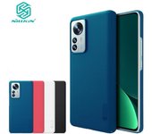 Funda Nillkin Super Frosted Shield para teléfono Xiaomi Mi 12 Pro, funda ultrafina mate dura para PC, funda trasera antihuellas a prueba de golpes Xiaomi Mi 12 Pro negro