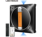 Robot aspirador LIECTROUX YW910, doble pulverización de agua, memoria inteligente, sensor láser, robot aspirador para limpiar cristales de paredes del hogar negro