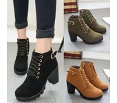 Botas Martin de moto otoño e invierno 2021 para mujer con estilo europeo y americano. Cuenta con hebilla de cinturón, punta redonda y suela gruesa. 42