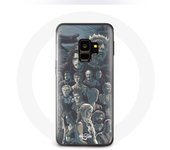 Coque pour Samsung Galaxy S9 Plus Game of Thrones Saison 8 Le Trône de Fer Affiche Personnages Fond