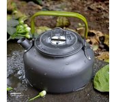 Hervidor de agua para exteriores, utensilios de cocina para acampar, utensilios de cocina con mango plegable ergonómico, hervidores de agua para Picnic, herramientas portátiles para exteriores