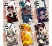 Funda trasera Anime Demon Slayer para OPPO Reno 5 Lite A52 A72 A83 A91 A93 A5 A9 A53 S 2020 A94 A74 A54 A15 OPPO A1K