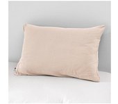 Taie d'oreiller  Gaïa  60 x 60 cm & 50 x 70 cm  Gaze de Coton  - Gaïa Guimauve - 50 x 70 cm