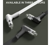 Aspiradora de mano inalámbrica, mini aspiradora de alta potencia de 60 W con diferentes cepillos de boquillas blanco