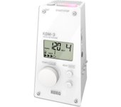 Metrónomo KORG Personal Horas continuas Blanco KDM-3 Práctica/Práctica de partes/Práctica de conjunto/Gran volumen/Operación a 120/Ligero/Compacto/Portátil blanco