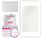 apgo MATTE Protective Skin Sticker for the back compatible with LG Ultra Tab, Wrap Film, Hydrogel Film, Flexible, Soft TPU with positioning layer easy